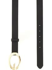 Image of Guess Camden Golden G Logo Womens Belt In Black 