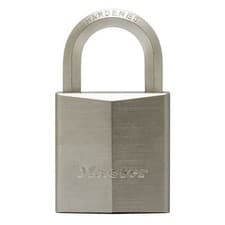 Image of Masterlock Padlock Brass 40mm Hex Steel Shackle