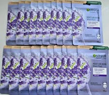 Image of Garnier Moisture Bomb Sheet Mask Lavender Bulk Box 20 Masks