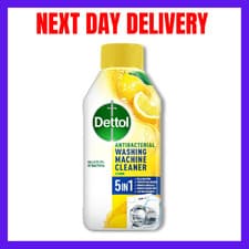 Image of Dettol Washing Machine Cleaner 250ml, Laundry, Antibacterial, Deep Clean Washing