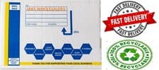 Image of WHITE KRAFT PADDED BUBBLE BAG ENVELOPES/ALLSIZES /REUSABLE /STRONG /ECO-FRIENDLY
