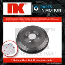 Image of Brake Drum fits OPEL CORSA D, E 1.0 Rear 2006 on NK 13423796 568000 568003 New