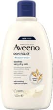 Image of Aveeno Skin Relief Moisturising Body Wash (1x 500ml) Gentle Cleansing Wash with