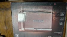 Image of Tower T826014R Kitchen Bread Bin, Glitz Range, Coated Steel with Chrome Accents,