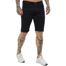 Image of Kruze Mens Chino Shorts Slim Fit Chinos Cotton Stretch Casual Summer Half Pants