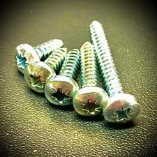 Image of No. 12, 5.5mm Pozi Pan Self Tapping Screws AB Point BZP
