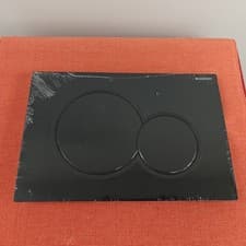 Image of GEBERIT SIGMA01 BLACK DUAL FLUSH PLATE BUTTON 115.770.DW.5 **FLUSH PLATE ONLY**