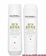 Image of Goldwell Dualsenses Rich Repair Shampoo 250ml and Conditioner 200ml