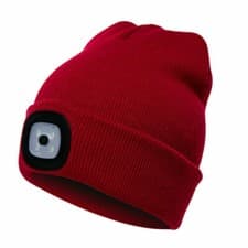 Image of Unisex LED Beanie Hat With USB Rechargeable Battery 5 Hours High Powered Light