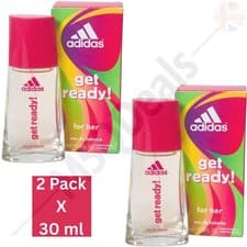 Image of Adidas Get Ready EDT Spray For Women Fragrance –2 Pack X 30 ml