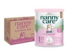 Image of Nanny Care Stage 1 Goats Milk Baby Milk/Formula 800g x 6
