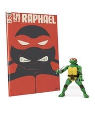Image of Teenage Mutant Ninja Turtles BST AXN Figure & Comic Raphael Exclusive TMNT