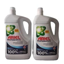 Image of ARIEL Professional Laundry Detergent Liquid Bio Regular 110 Washes 4.95L x2