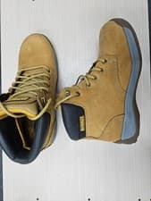 Image of DeWalt Craftsman Safety Boots UK 9 New Steel Toe Work Boots Nubuck Tan SBP SRA