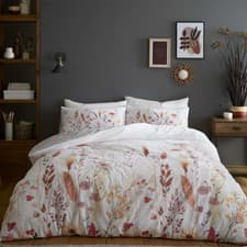Image of Meadow Floral Polycotton Duvet Cover Bedding Set