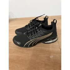 Image of Puma Voltaic Evo 10 Cell SoftFoam+ Womens Sneakers Black Gold Size 8 New