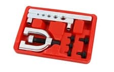 Image of 7 Piece Metric Pipe Flaring Kit Brake Fuel Repair Tool Set