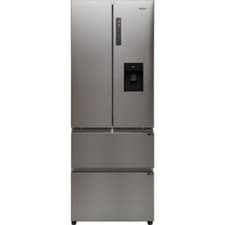 Image of Haier HFR5719EWMP 70cm Frost Free American Fridge Freezer Platinum Inox E Rated