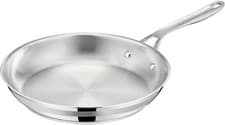 Image of Jamie Oliver by Tefal 28 cm Fry Pan Uncoated, Mirror Polished Stainless Steel