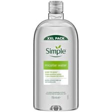 Image of Simple Micellar Water 730ml XXL Bottle Pro Vitamin B5 + B3 + C Soothe Skin