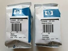Image of HP 300 Black & Colour Genuine Ink Cartridges CC640EE CC643EE HP300 CN637EE