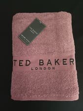 Image of Ted Baker London 100% Cotton Bath Towel 150x85cm - Mauve