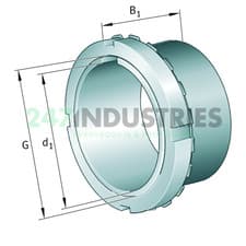 Image of H307.102 FAG 28,58 x 35 x 35 mm ADAPTER/WITHDRAWAL SLEEVES