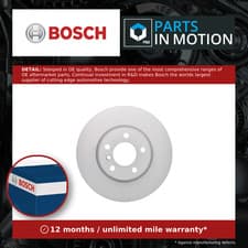 Image of 2x Brake Discs Pair Vented Front 328mm 0986479771 Bosch Set 34106787490 BD1601
