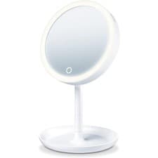 Image of Beurer BS45 Illuminated Makeup Mirror with 8 LEDs & 5x Magnification MirrorWhite