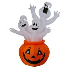 Image of Halloween Inflatable Pumpkin Ghosts Decoration / MultiColour