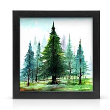 Image of Square Picture Frame Photo Frame Poster Size Frame Black Oak White Pewter Walnut