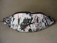 Image of Nike Heritage Ultra unisex hip pack zip hip waist bum bag 3 L ~ topaz / black