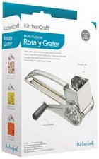Image of Kitchencraft Stainless Steel Multi Purpose Rotary Grater With Three Drums