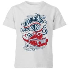 Image of Harry Potter Hogwarts Express Wizarding World Kids T-Shirt | Official Tee | Grey