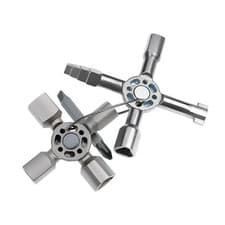 Image of KNIPEX 00 11 01 TwinKey® Service Cabinet Key
