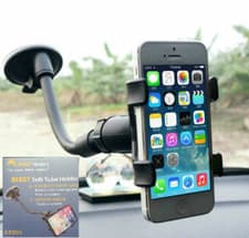 Image of Universal 360° in-Car Windscreen Dashboard Holder Mount Any size Mobile Phone uk