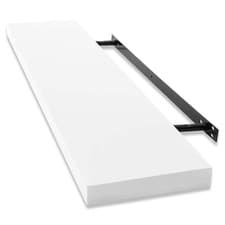 Image of HUDSON HIGH GLOSS FLOATING WALL MOUNTED SHELF KITCHEN BATH LIVING ROOM SHELVES