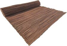 Image of GARDEN WILLOW SCREENING ROLL Screen Fencing Garden Fence Panel Outdoor 4m Wide