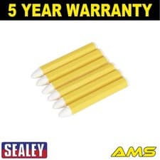 Image of Sealey Tyre Marking Crayon White Pack of 6 TST13