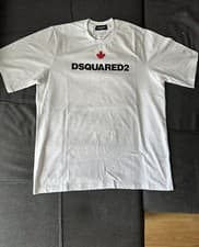 Image of DSQUARED2 BOYS LOGO LEAF T SHIRT