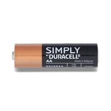 Image of Duracell AA Batteries Simply LR6 Alkaline Long Lasting Pack of 24 (2×12)