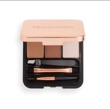 Image of Makeup Revolution, Brow Sculpt Kit Brown 2.2g