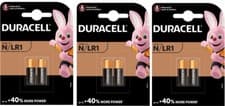 Image of 6x Duracell MN9100 LR1 1.5V Alkaline Batteries 910A E90 N KN AM5 Security Remote