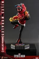 Image of New Hot Toys VGM50 MARVEL’S SPIDER-MAN 1/6 MILES MORALES BODEGA CAT SUIT Figure