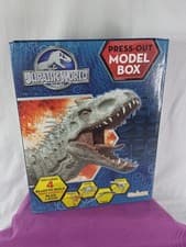 Image of Jurassic World Press Out Model Box by Centum 4 Dinosuars + Book BNIB