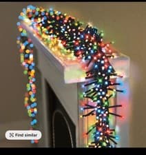 Image of Festive Magic 720 LED Cluster Light Multi Colour 10.4m Lit Lenght Super Bright