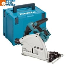 Image of Makita DSP600ZJ Twin 18v LXT Cordless Plunge Saw 165mm Body Only In Makpac Ca...