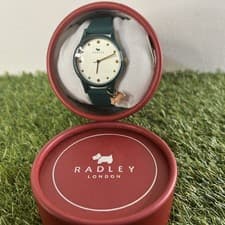 Image of Radley London Women’s Green Silicone Strap Watch RY2612 New