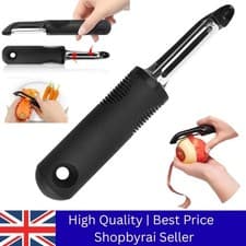 Image of Swivel Vegetable Peeler Stainless Steel Potato Peeler Soft Grip