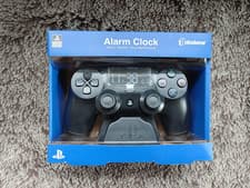 Image of PlayStation 4 PS4 Controller Alarm Clock in Black by Paladone. New and unused.